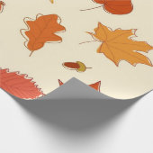 Papier Cadeau Motif automne (Coin)