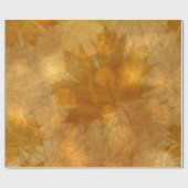 Papier Cadeau Motif automne (Plat)
