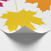 Papier Cadeau Motif automne (Coin)