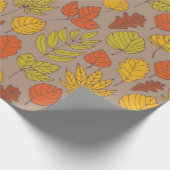 Papier Cadeau Motif automne (Coin)