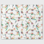 Papier Cadeau Motif aux tons pastel (Plat)