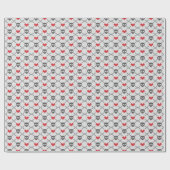 Papier Cadeau Motif avec crâne (Plat)