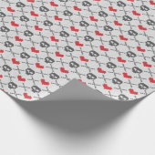 Papier Cadeau Motif avec crâne (Coin)