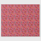 Papier Cadeau Motif avec des oiseaux et des chats mignons (Plat)