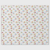 Papier Cadeau motif avec insectes (Plat)