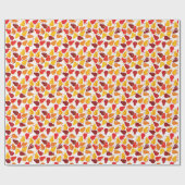 Papier Cadeau Motif avec poires (Plat)