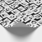 Papier Cadeau Motif avec portraits des plus grands compositeurs (Coin)