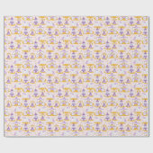 Papier Cadeau motif avec princesse (Plat)