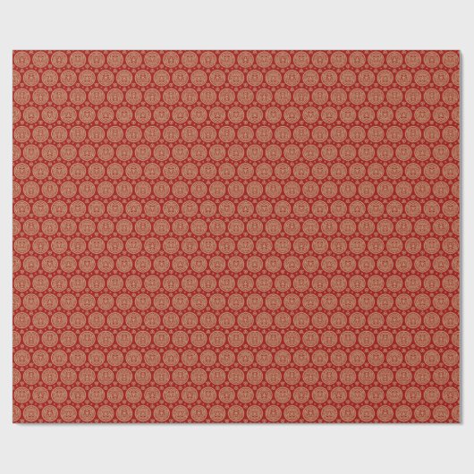 Papier Cadeau Motif Aztec (Plat)