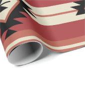 Papier Cadeau Motif aztèque (Coin rond)