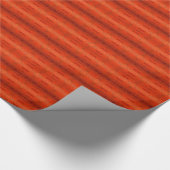 Papier Cadeau Motif aztèque orange rustique (Coin)