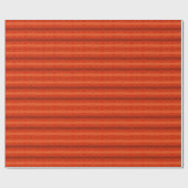 Papier Cadeau Motif aztèque orange rustique (Plat)