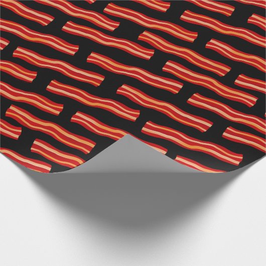 Papier Cadeau Motif Bacon savoureux (Coin)