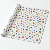 Papier Cadeau Motif Baies Mixtes (Déroulé)