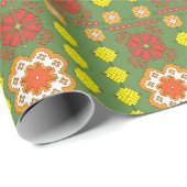 Papier Cadeau Motif baltique du soleil (Coin rond)