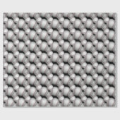 Papier Cadeau Motif Baseballs (Plat)
