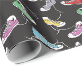 Papier Cadeau Motif basket (Coin rond)