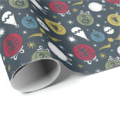 Papier Cadeau Motif Bauble Maison HOGWARTS™ (Coin rond)