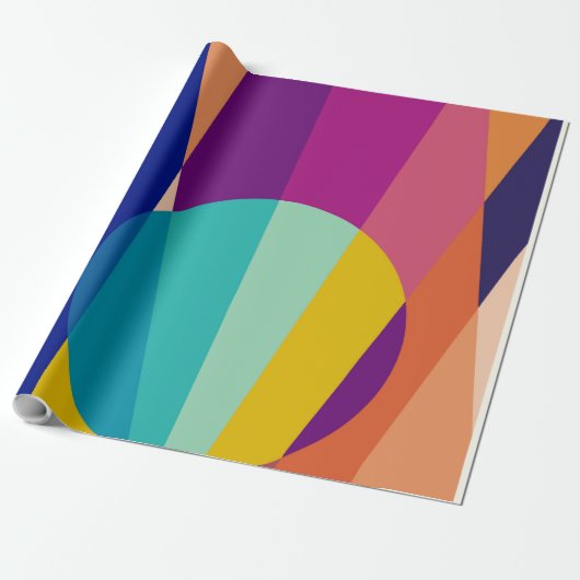 Papier Cadeau Motif Bauhaus (Déroulé)