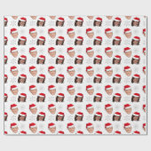 Papier Cadeau Motif Biden Harris Santa Hat (Plat)