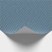 Papier Cadeau Motif blanc bleu minimum (Coin)