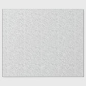 Papier Cadeau Motif blanc élégant (Plat)