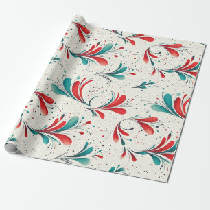 Papier Cadeau Motif blanc et blanc blanc et blanc (2)