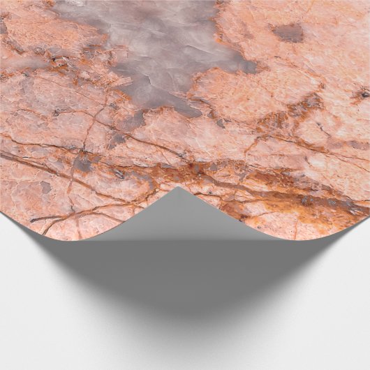 Papier Cadeau Motif blanc texture marbre (Coin)