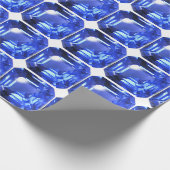 Papier Cadeau Motif bleu (Coin)