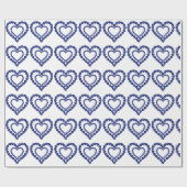 Papier Cadeau Motif bleu (Plat)
