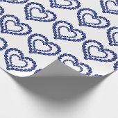 Papier Cadeau Motif bleu (Coin)