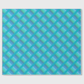 Papier Cadeau Motif bleu cool (Plat)