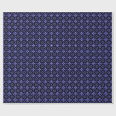 Papier Cadeau Motif bleu de Bandana (Plat)