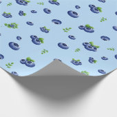 Papier Cadeau Motif Blueberry (Coin)
