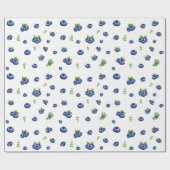 Papier Cadeau Motif Blueberry (Plat)