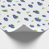 Papier Cadeau Motif Blueberry (Coin)