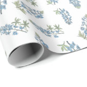 Papier Cadeau Motif Bluebonnet (Coin rond)