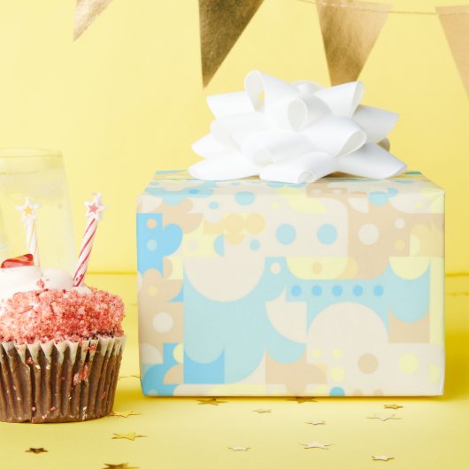 Papier Cadeau Motif Boho   (Fête d'anniversaire)