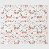 Papier Cadeau Motif Boho (Plat)