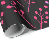 Papier Cadeau Motif botanique (Coin rond)