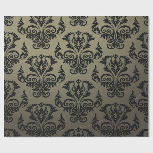 Papier Cadeau Motif brocart (Plat)