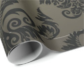 Papier Cadeau Motif brocart (Coin rond)