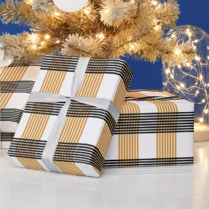 Papier Cadeau Motif Brown de vérification du service