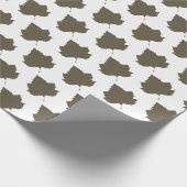 Papier Cadeau Motif Brown feuille Sycamore Tree (Coin)