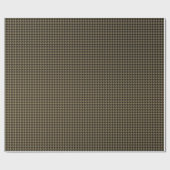 Papier Cadeau Motif Brown Or Et Noir Classique (Plat)