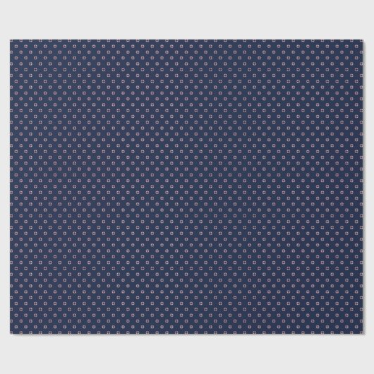 Papier Cadeau Motif Buoy Rouge Et Blanc (Plat)