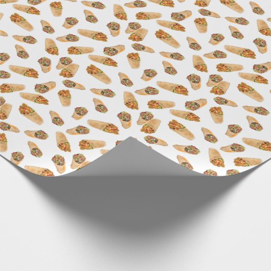 Papier Cadeau Motif Burritos (Coin)