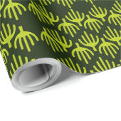 Papier Cadeau Motif Cactus (Coin rond)