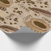Papier Cadeau Motif café (Coin)