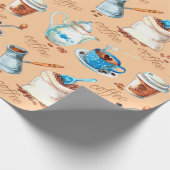 Papier Cadeau Motif café (Coin)